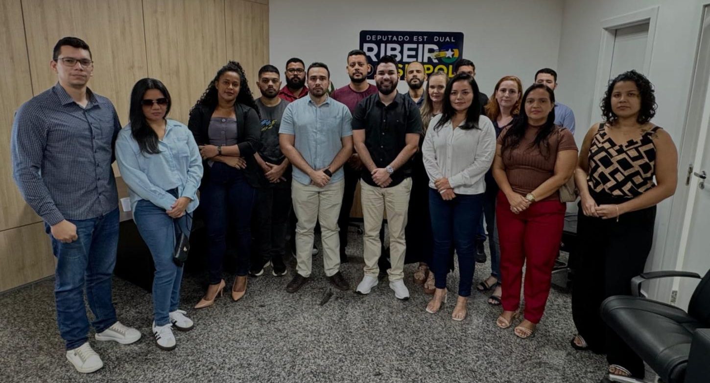 Aprovados no concurso da Polícia Civil de RO se encontram com deputado Ribeiro do Sinpol