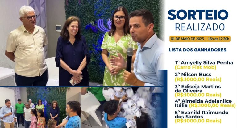 ASSDACO divulga os vencedores da Ação entre Amigos da Igreja Assembleia de Deus Madureira