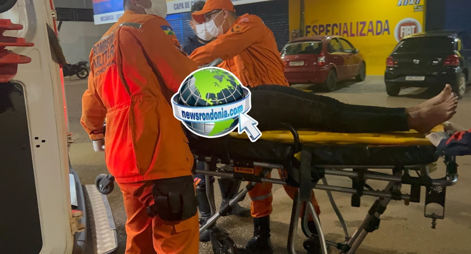 Motorista de Gol faz retorno e derruba motociclista na Nações Unidas
