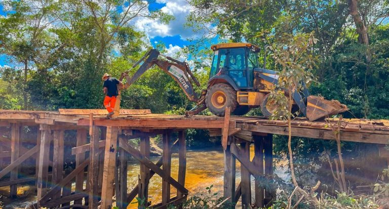 Governo de Rondônia conclui recuperação total da ponte sobre o Rio São João, na RO-466 - News Rondônia