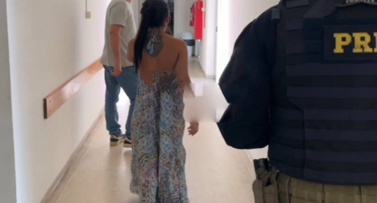 Mulher é presa pela PRF com mais de 3 kg de drogas presos ao corpo na BR-364