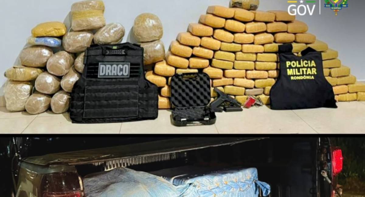Polícia Civil apreende 104 kg de Skank e prende suspeito em São Francisco do Guaporé