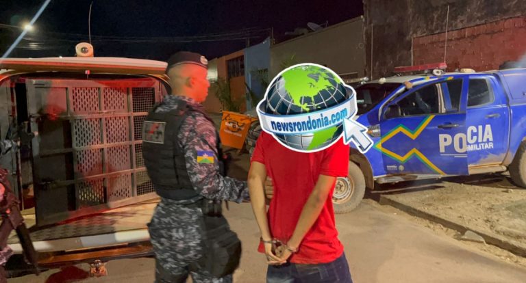 Força Tática do 5° faz cerco e prende faccionado com moto roubada no Porto Madero - News Rondônia