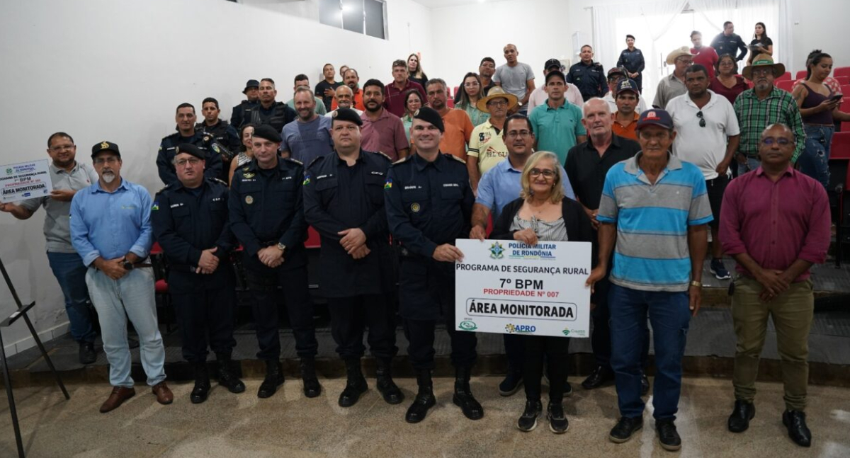 Rondônia lança programa para fortalecer a segurança e combater crimes na zona rural