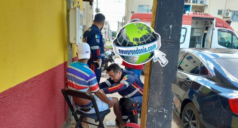 Homem pede socorro em comércio depois de ser esfaqueado na zona leste - News Rondônia