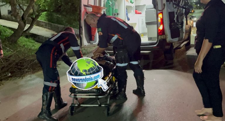Motoboy é derrubado e sofre lesão no bairro Triângulo - News Rondônia