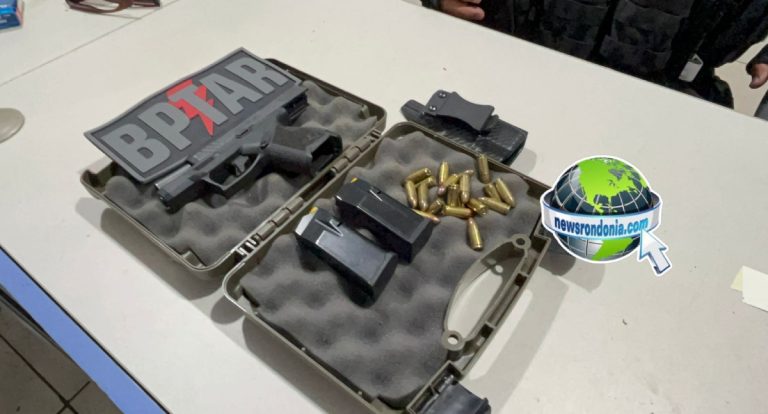 BPTAR prende empresário e amigo antes de negociarem pistola - News Rondônia