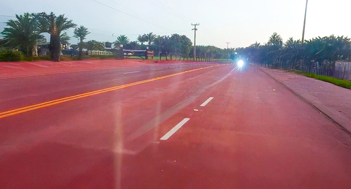 RO-387 em Espigão do Oeste passa por obras com novo asfalto, terceira faixa e sinalização - News Rondônia