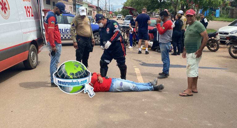 Colisão entre motos deixa três feridos na zona Leste - News Rondônia