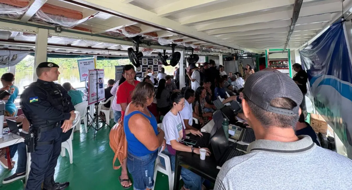 Rondônia Cidadã leva serviços a 11 comunidades ribeirinhas durante ação itinerante do Judiciário