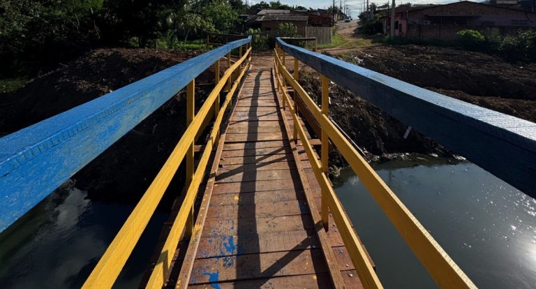 Ponte da rua 16 de Junho é reconstruída e reaberta para passagem de pedestres - News Rondônia