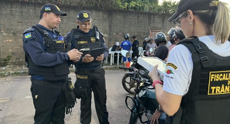 Fiscalização do Detran-RO identifica recorde de motoristas sem habilitação em Porto Velho