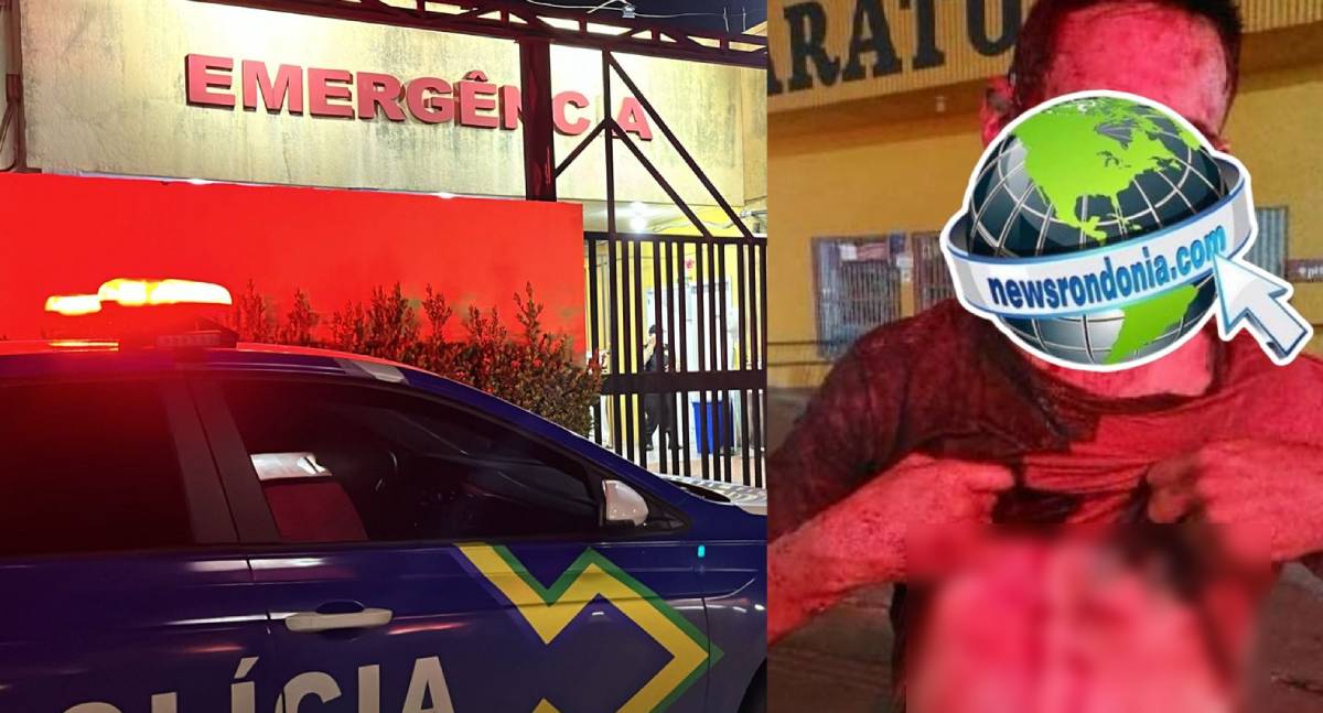 Motoboy pede socorro em base da PM depois de ser atacado a facada em Porto Velho