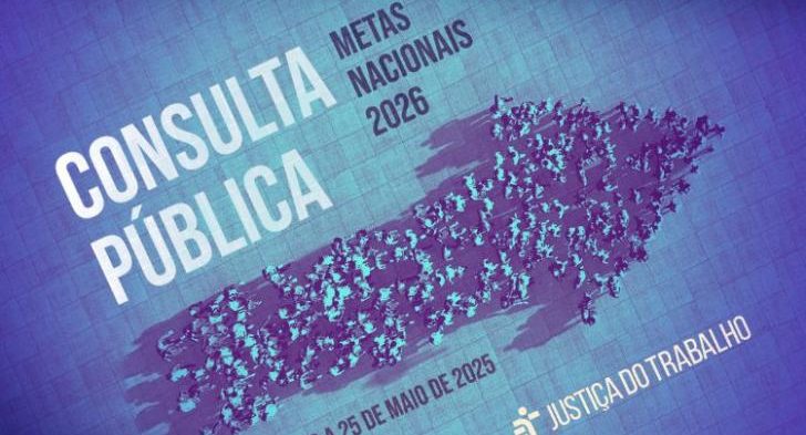 Metas nacionais 2026: Justiça do Trabalho abre consulta pública para quem usa os serviços da instituição