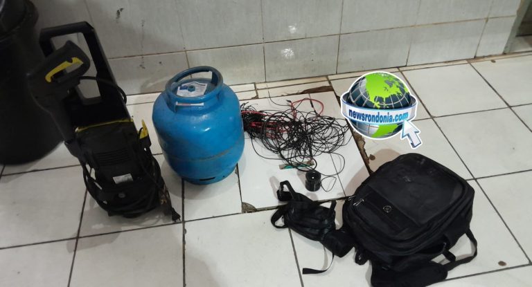 Ladrão é preso após furto em residência no centro