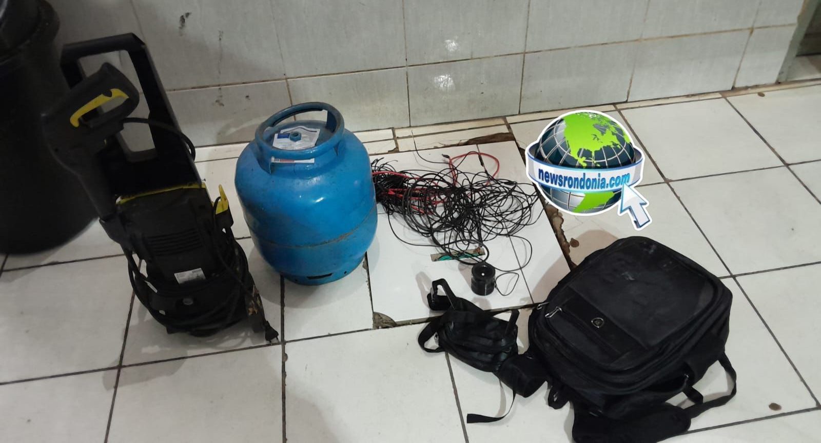 Ladrão é preso após furto em residência no centro