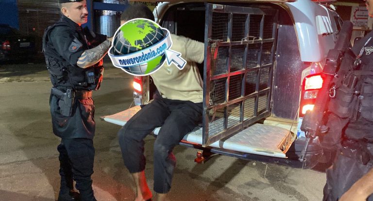 Ladrão é preso depois de furtar moto em frente de supermercado na Mamoré