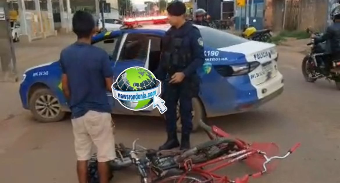 Adolescente fica inconsciente após batida entre bicicletas na zona leste