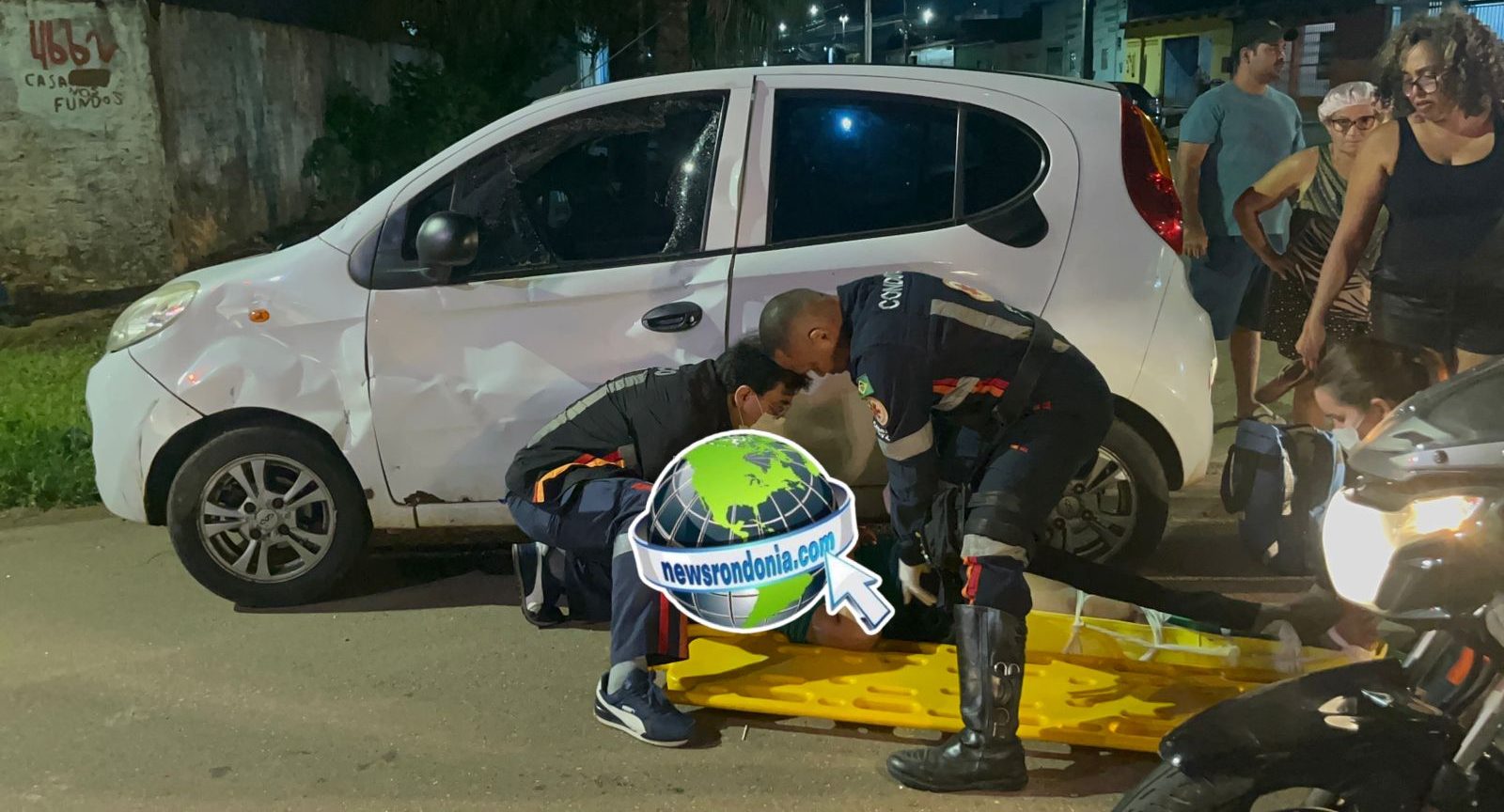 Grave acidente deixa mãe e filha feridas na zona leste
