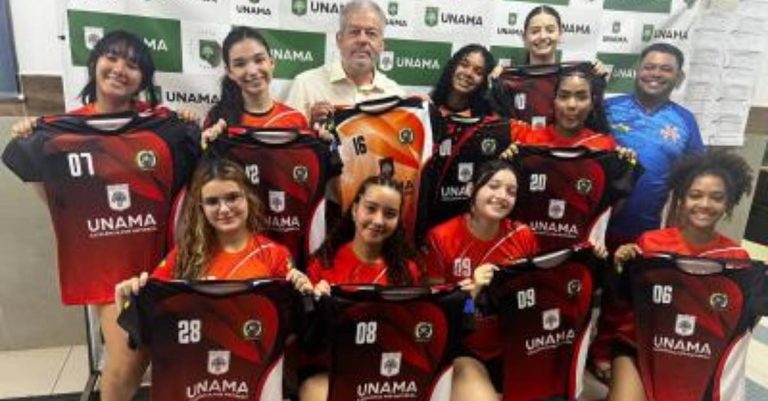 UNAMA apoia equipe feminina de Handebol da Escola Estadual Major Guapindaia - News Rondônia