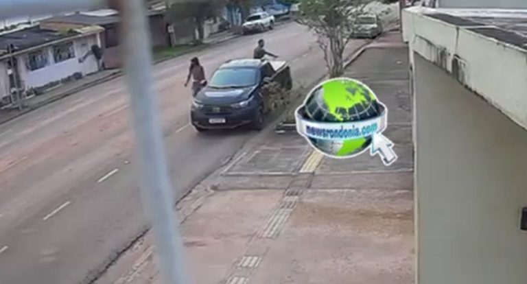 Vídeo: dupla é filmada furtando carro de comerciante no centro de Porto Velho - News Rondônia