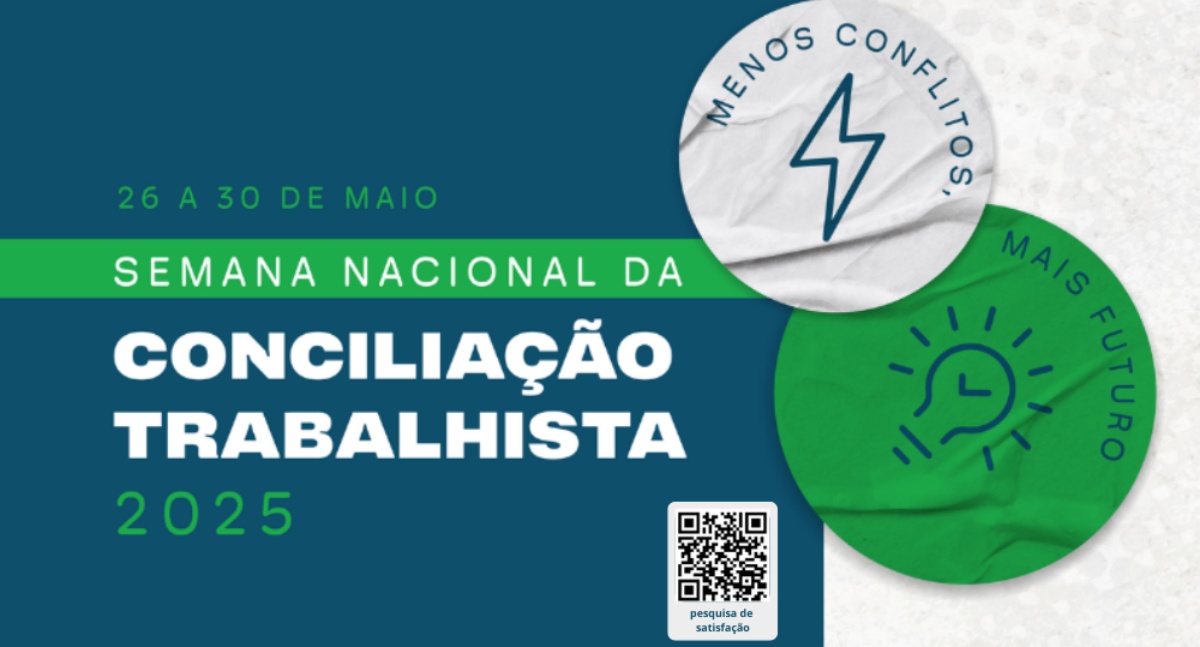 TRT-14 pauta mais de mil processos para a Semana da Conciliação Trabalhista 2025