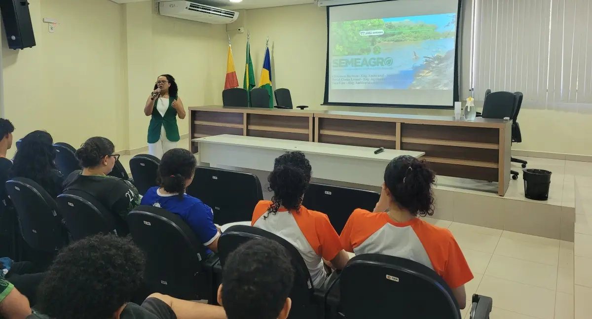 Secretaria de Agronegócio e Meio Ambiente de Jaru promove palestra sobre queimadas urbanas e preservação do rio Mororó