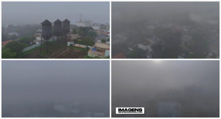 Névoa no mês de maio é comum e está associada à passagem de massa de ar frio polar em choque com a alta pressão atmosférica - News Rondônia