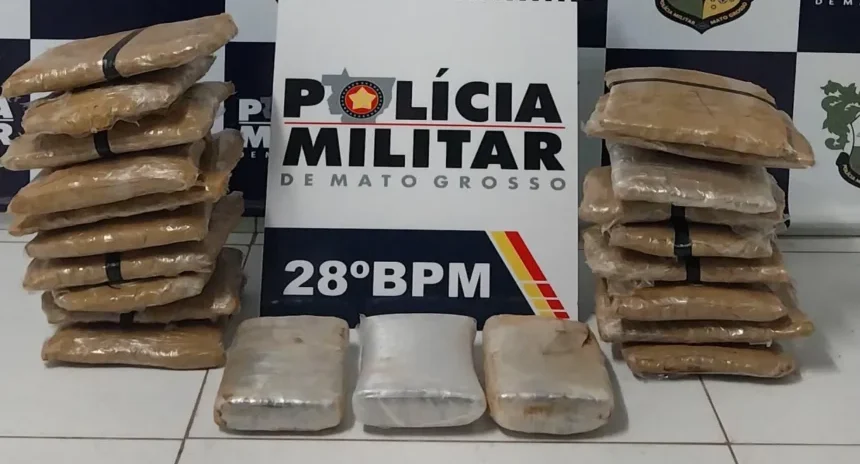 Carga com mais de R$ 5 milhões em drogas é apreendida após carreta tombar na BR-364