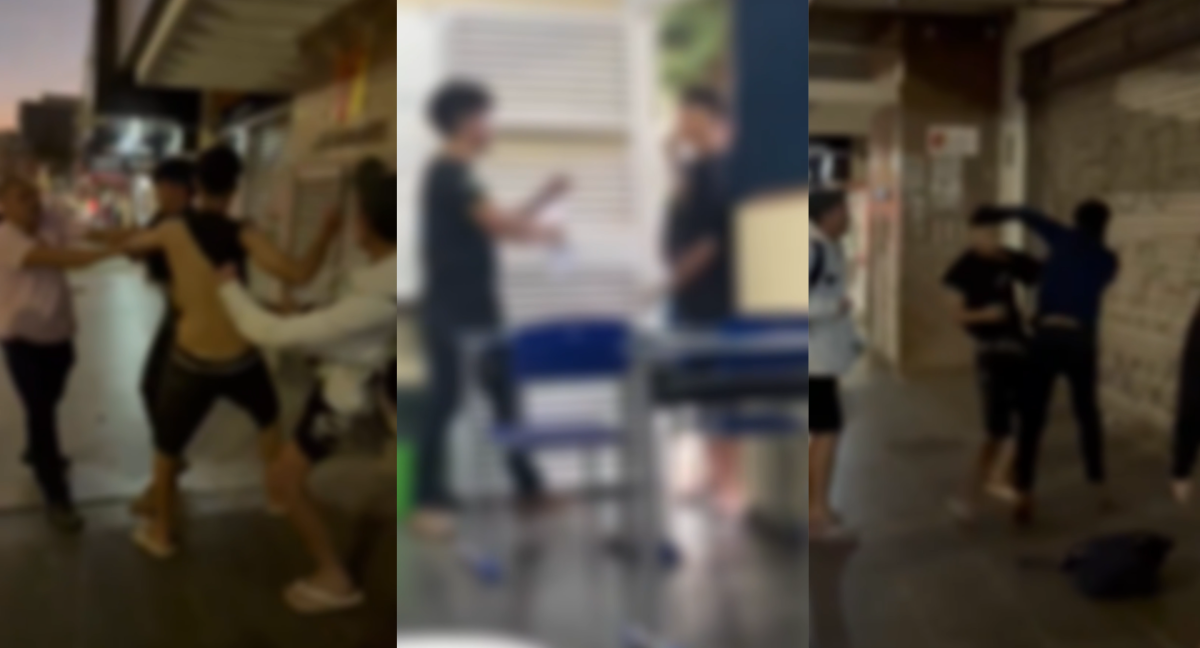 VÍDEO: Professor e aluno trocam socos na saída da escola após discussão em sala de aula