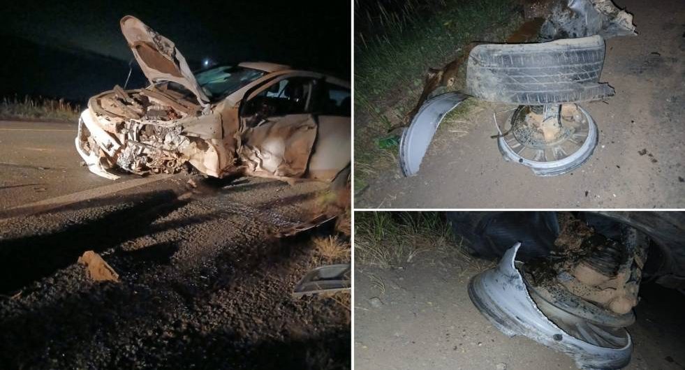 Motorista de carreta evita colisão frontal com carro e salva casal em rodovia de RO