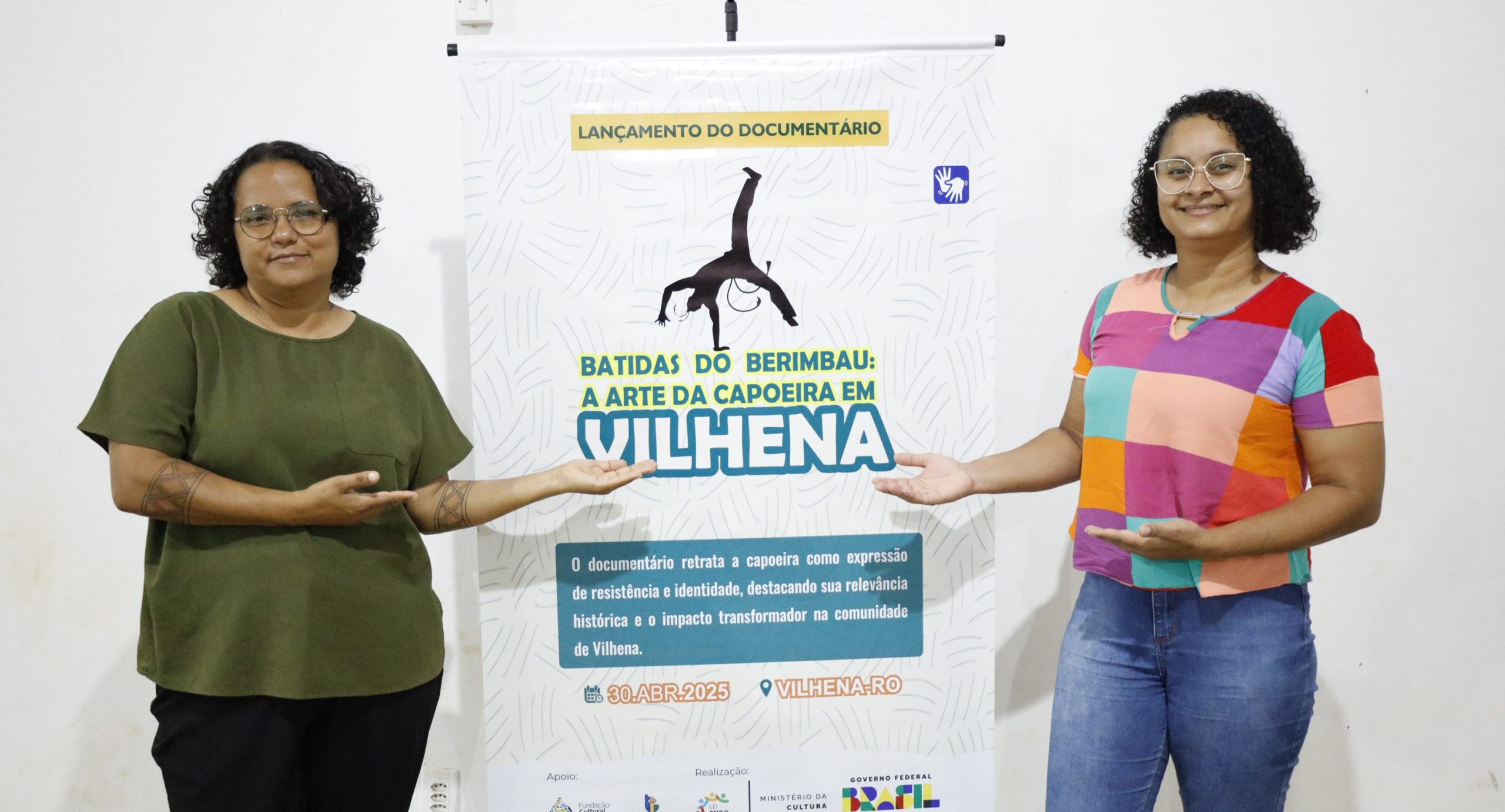 Documentário "Batidas do Berimbau" destaca a capoeira como símbolo de cultura e resistência em Vilhena