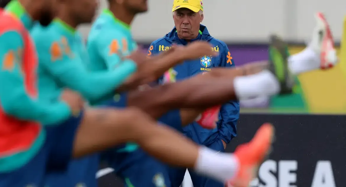 Brasil enfrenta Equador nas Eliminatórias em estreia de Ancelotti como técnico da seleção