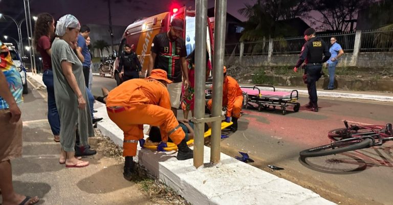Criança em bicicleta avança preferencial e se envolve em acidente com moto - News Rondônia