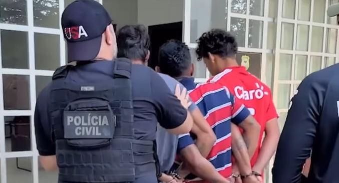 Polícia Civil de RO prende três envolvidos em homicídio ocorrido em abril na capital