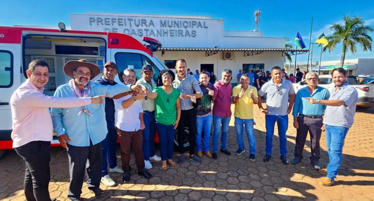 Castanheiras recebe ambulância do Samu, assegurada pela deputada federal Sílvia Cristina - News Rondônia