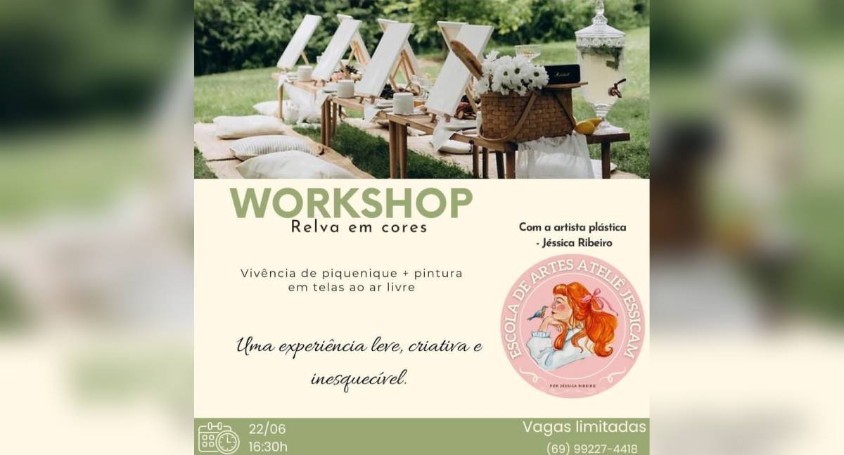 Agenda News: Workshop Relva em Cores - Pintura, piquenique e inspiração