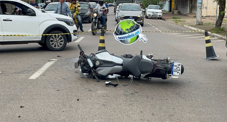 Grave acidente deixa piloto de MT-07 ferido na Calama - News Rondônia