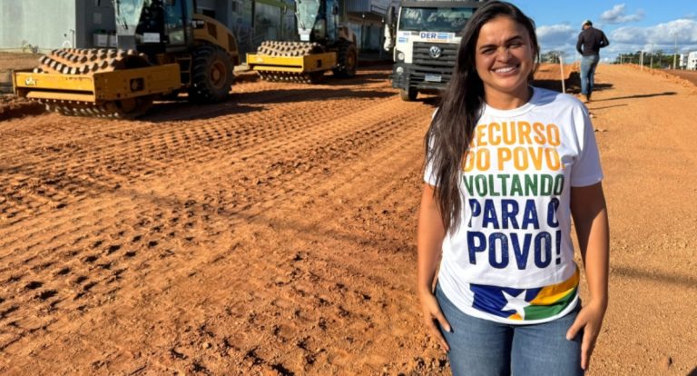 Deputada Dra. Taíssa celebra início das obras de terraplenagem no distrito de Jacinópolis - News Rondônia