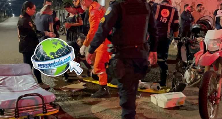 Moto aplicativo e passageira sofrem fratura em colisão com ciclista embriagado - News Rondônia