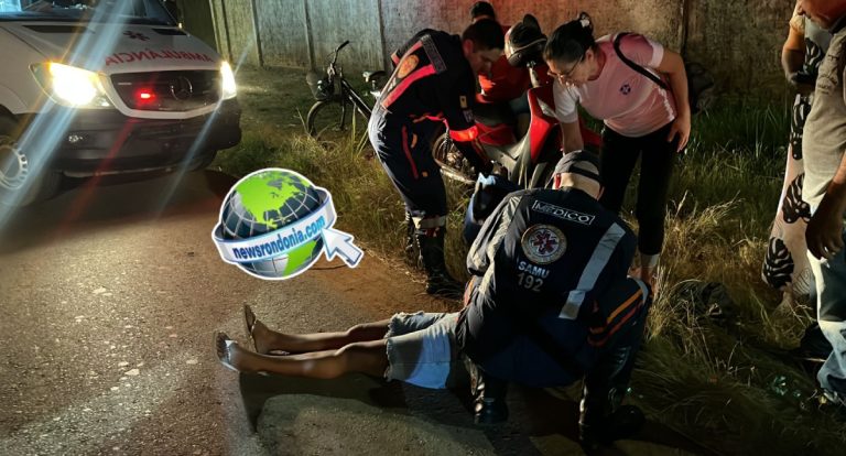 Ciclista é atropelada por moto na zona leste - News Rondônia