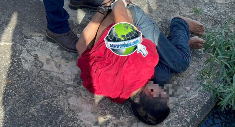 Ladrão é surrado pela população depois de furto em residência no centro - News Rondônia