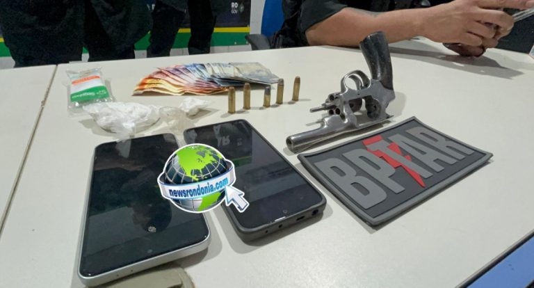 BPTAR prende foragido e criminoso armado em bar usado como boca de fumo - News Rondônia