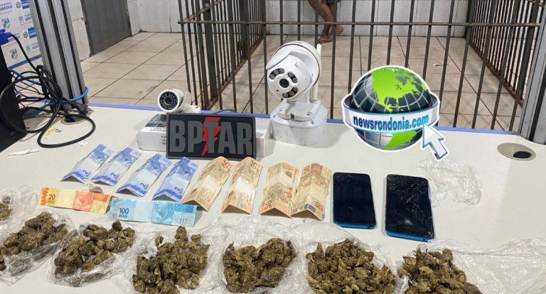 Pm encontra droga enterrada e prende suspeito por tráfico em condomínio - News Rondônia