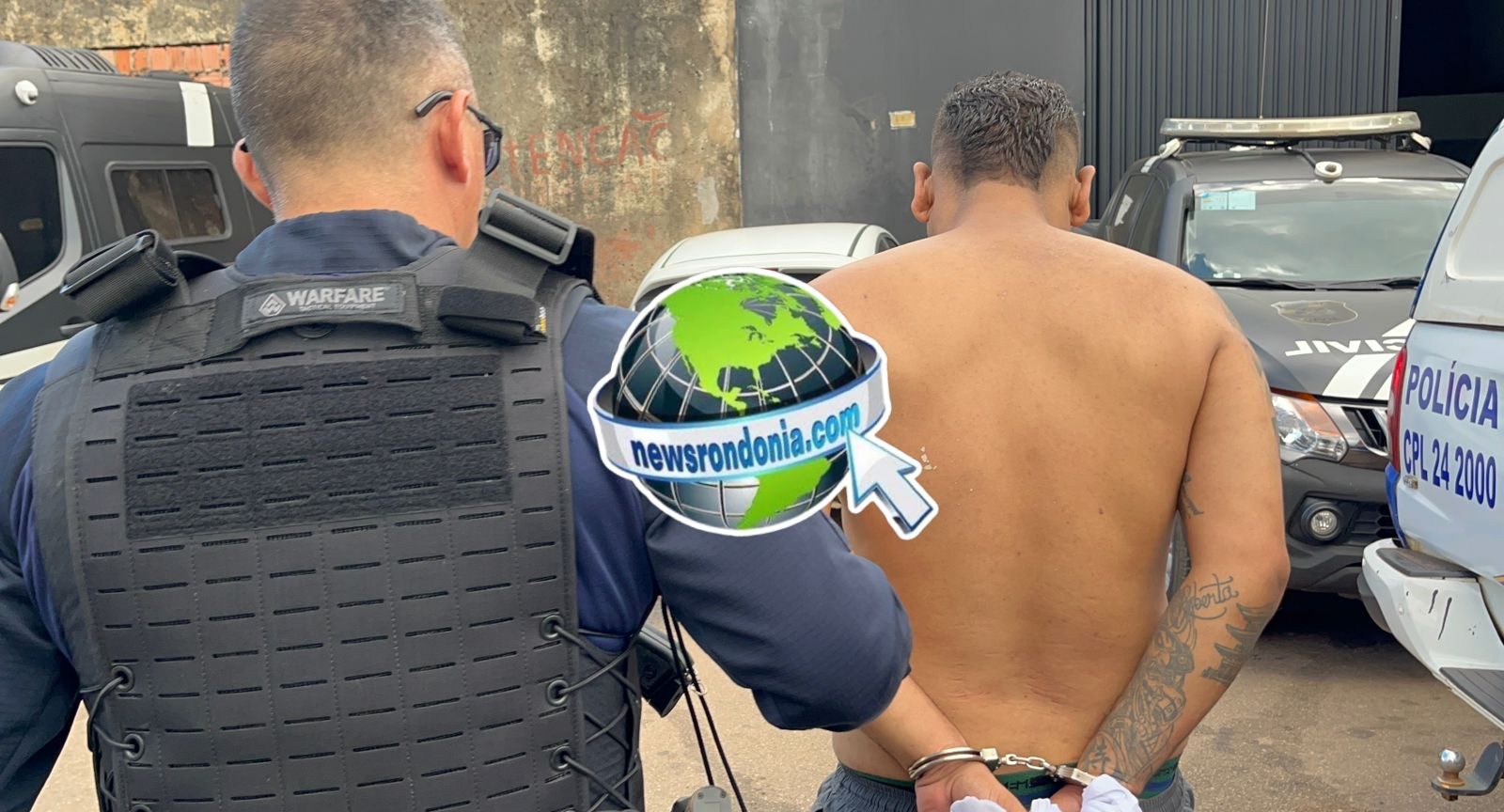 PM faz cerco com helicóptero e prende apenado monitorado após roubo em residência na zona sul