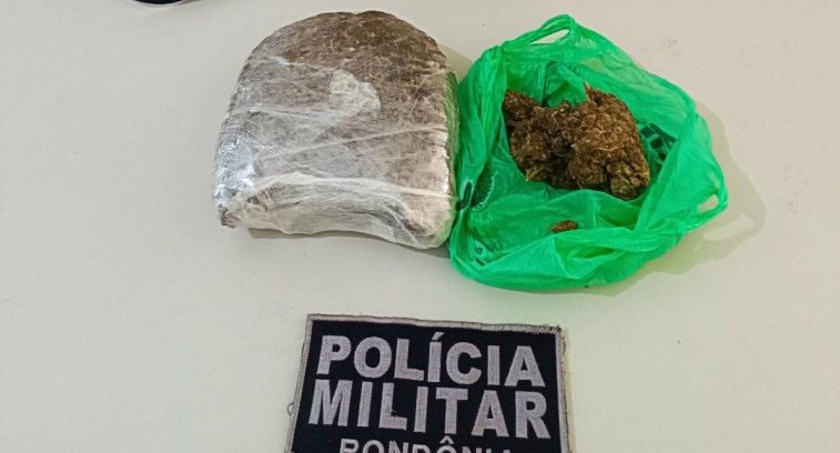 Casal é preso com quase 1 Kg de maconha após denúncia