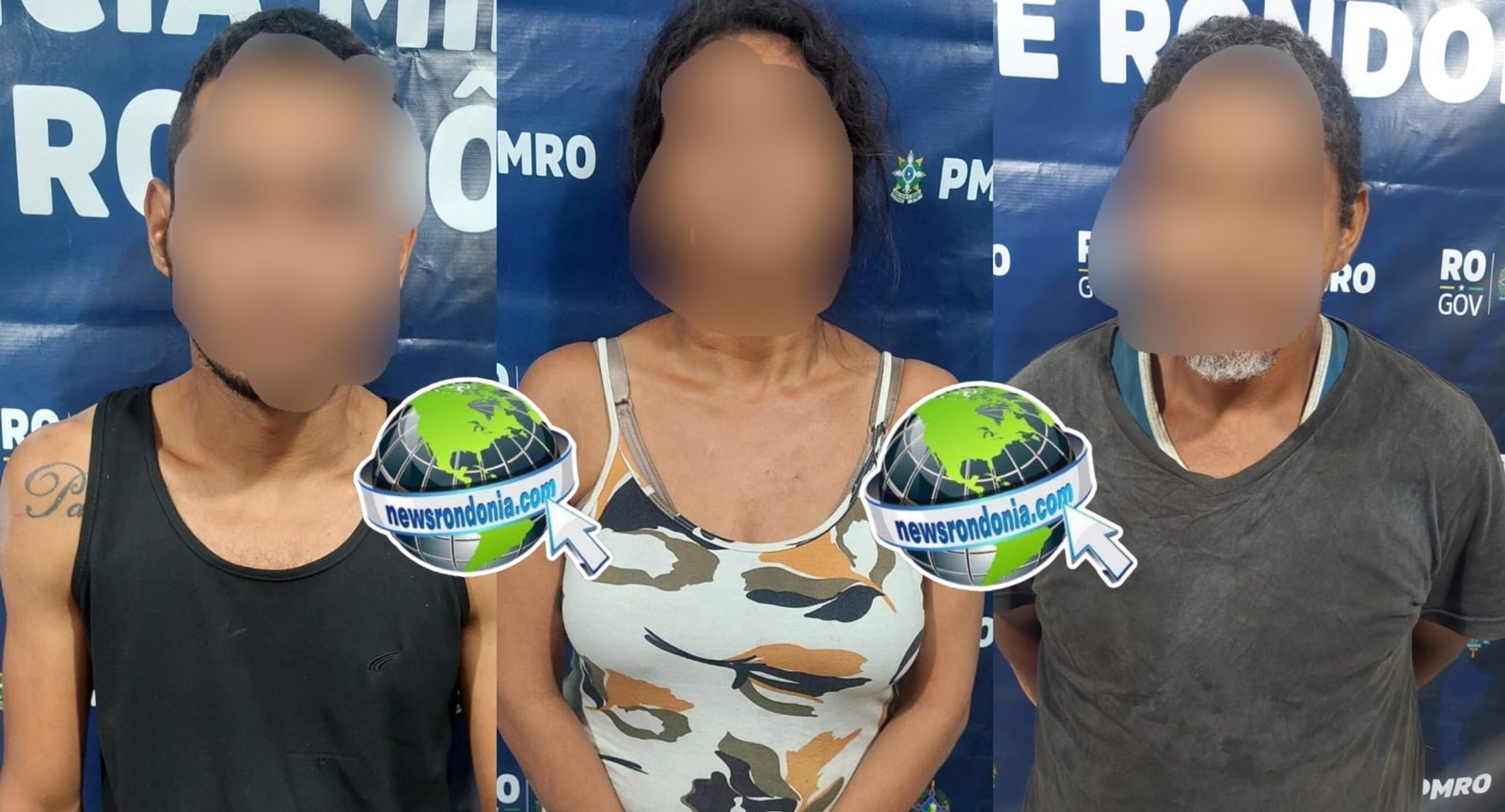 Equipe do sgt Machado devolve três foragidos ao sistema prisional em Porto Velho