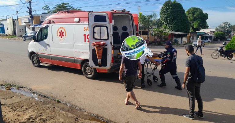 URGENTE: Colisão entre motos deixa piloto ferido na Avenida Amazonas - News Rondônia