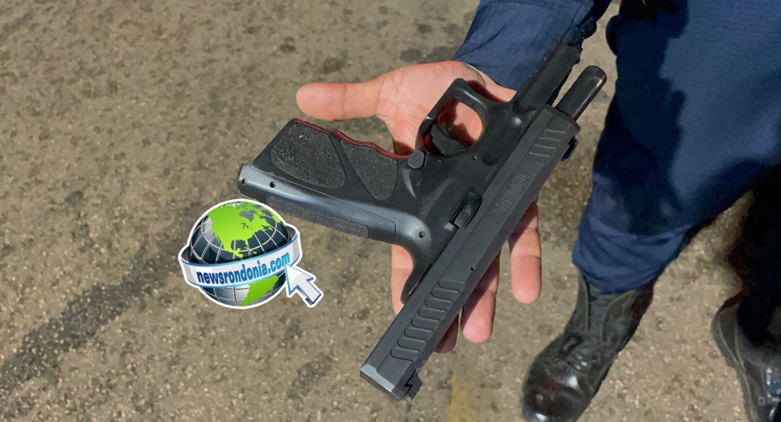 Apenado monitorado e comparsa são presos com arma e duas motos roubadas após assalto