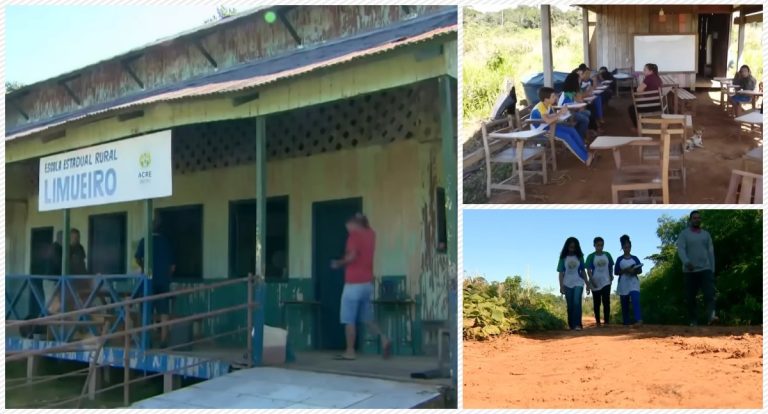 No Brasil, onde bilhões são aplicados à educação pelo MEC, no Acre, estudantes de Bujari estudam em escola que já foi um curral - News Rondônia